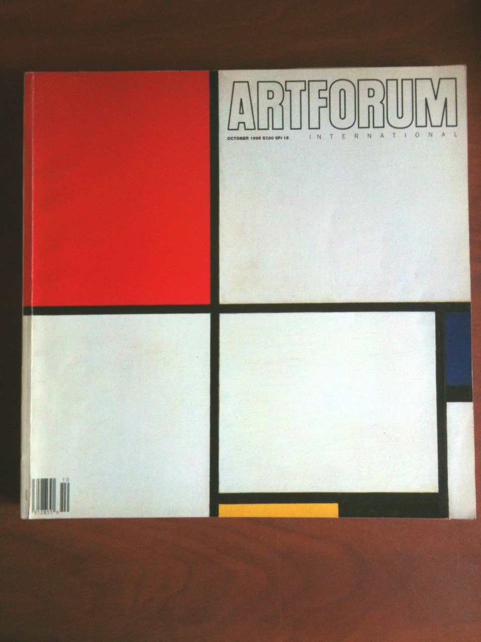 Artforum October 1995 Cover: Piet Mondrian