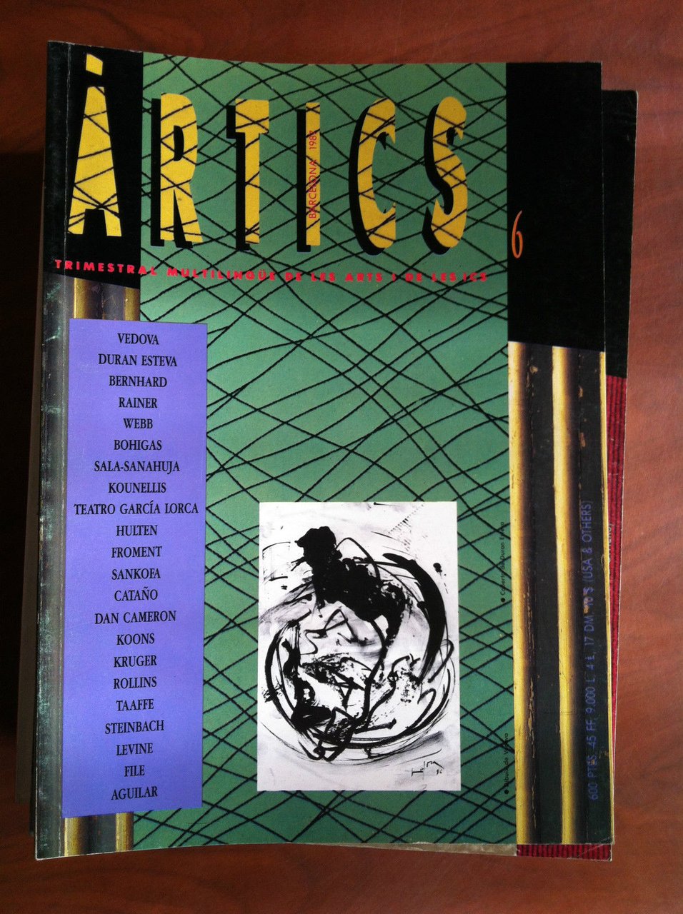 Artics n^ 6 Barcelona 1987