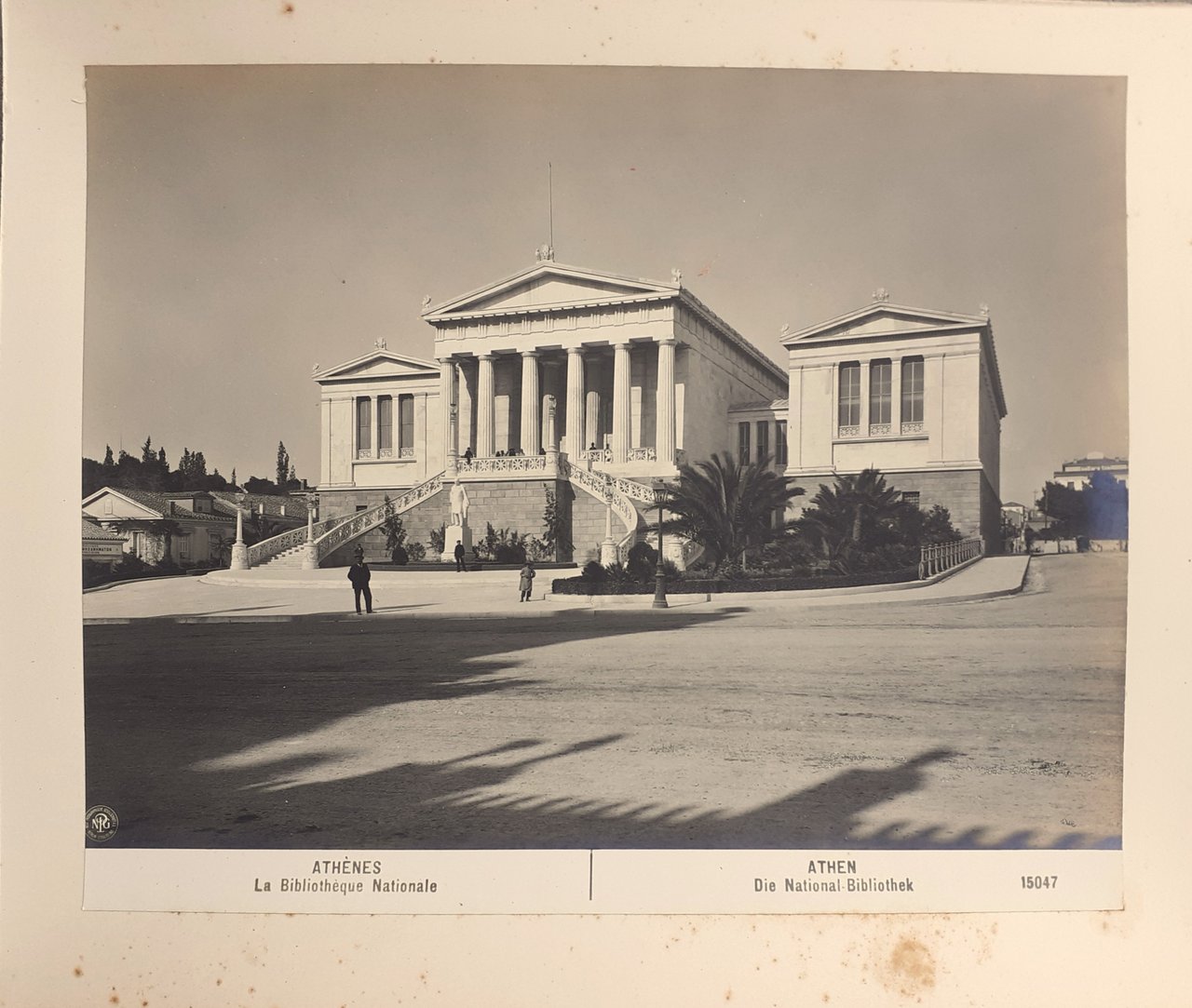 Athènes La Biblioteque Nationale Photographische Gesellschaft Berlin 1906…