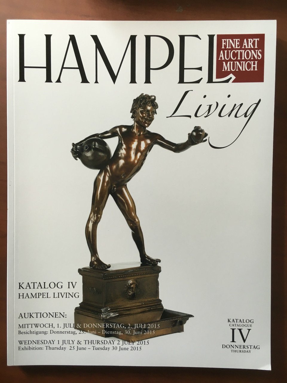 Auction catalogue Hampel Living 2015 Munch - E21743