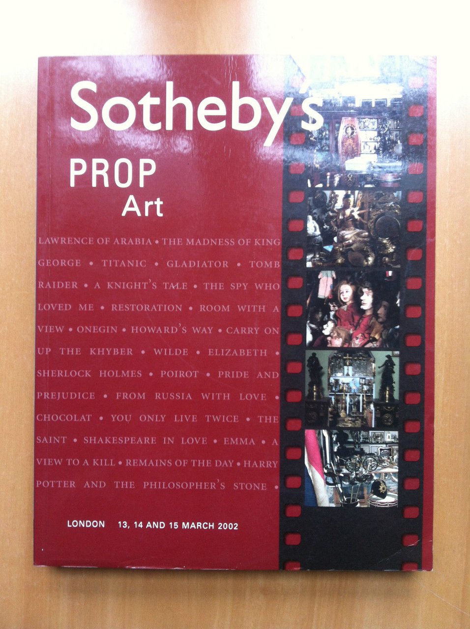 Auction catalogue Sotheby's Prop Art London 2002 - E18578
