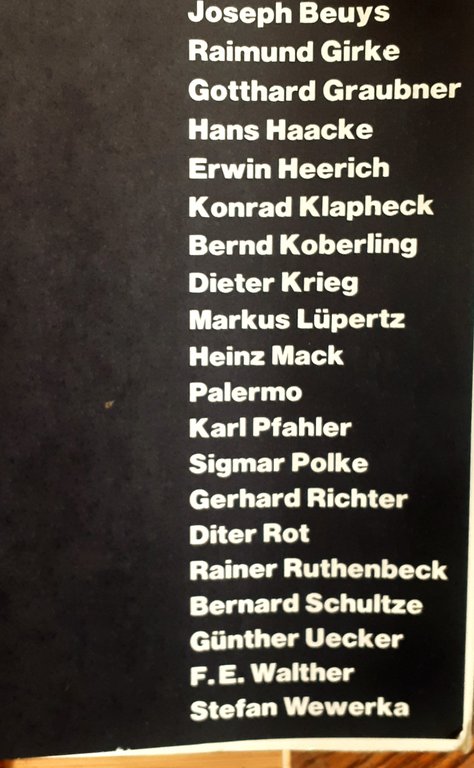 Ausstellung der Onnasch-Galerie Berlin 20 Deutsche 1971 | Immagine Gallery 2