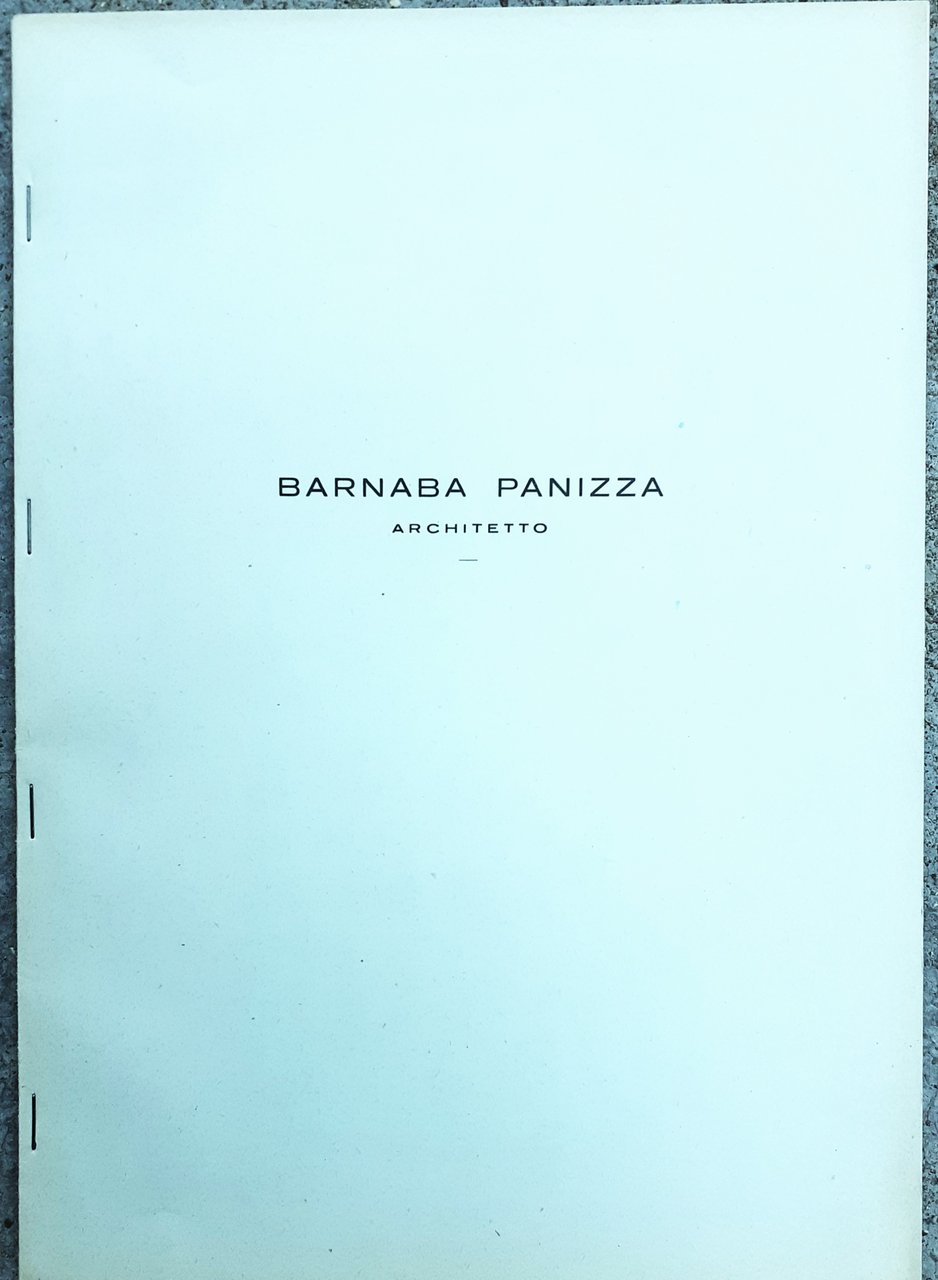 Barnaba Panizza Architetto Commemorazione Torino Marzo 1895 | Immagine principale