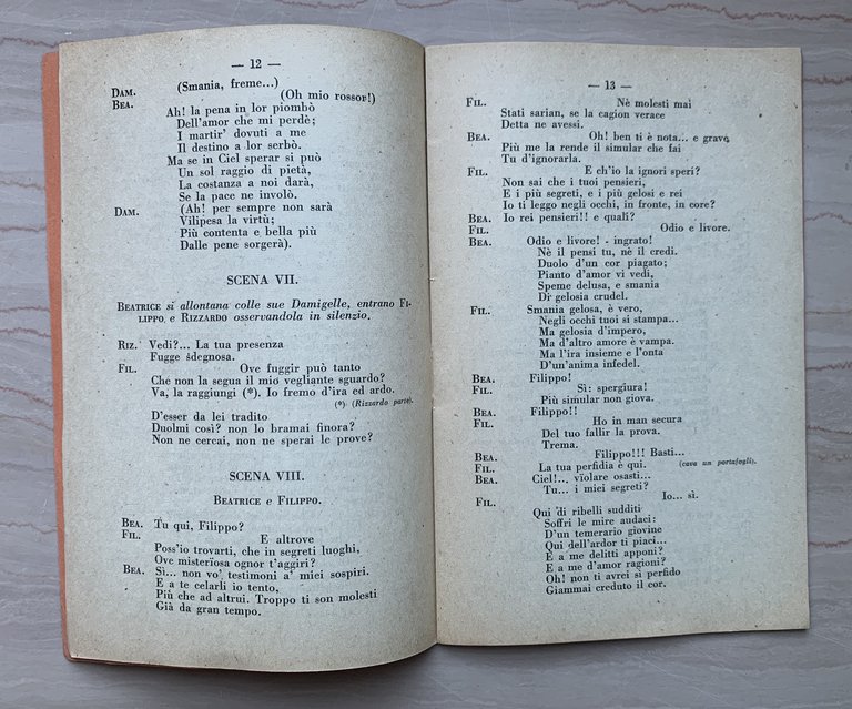 Beatrice di Tenda. Tragedia lirica in due atti