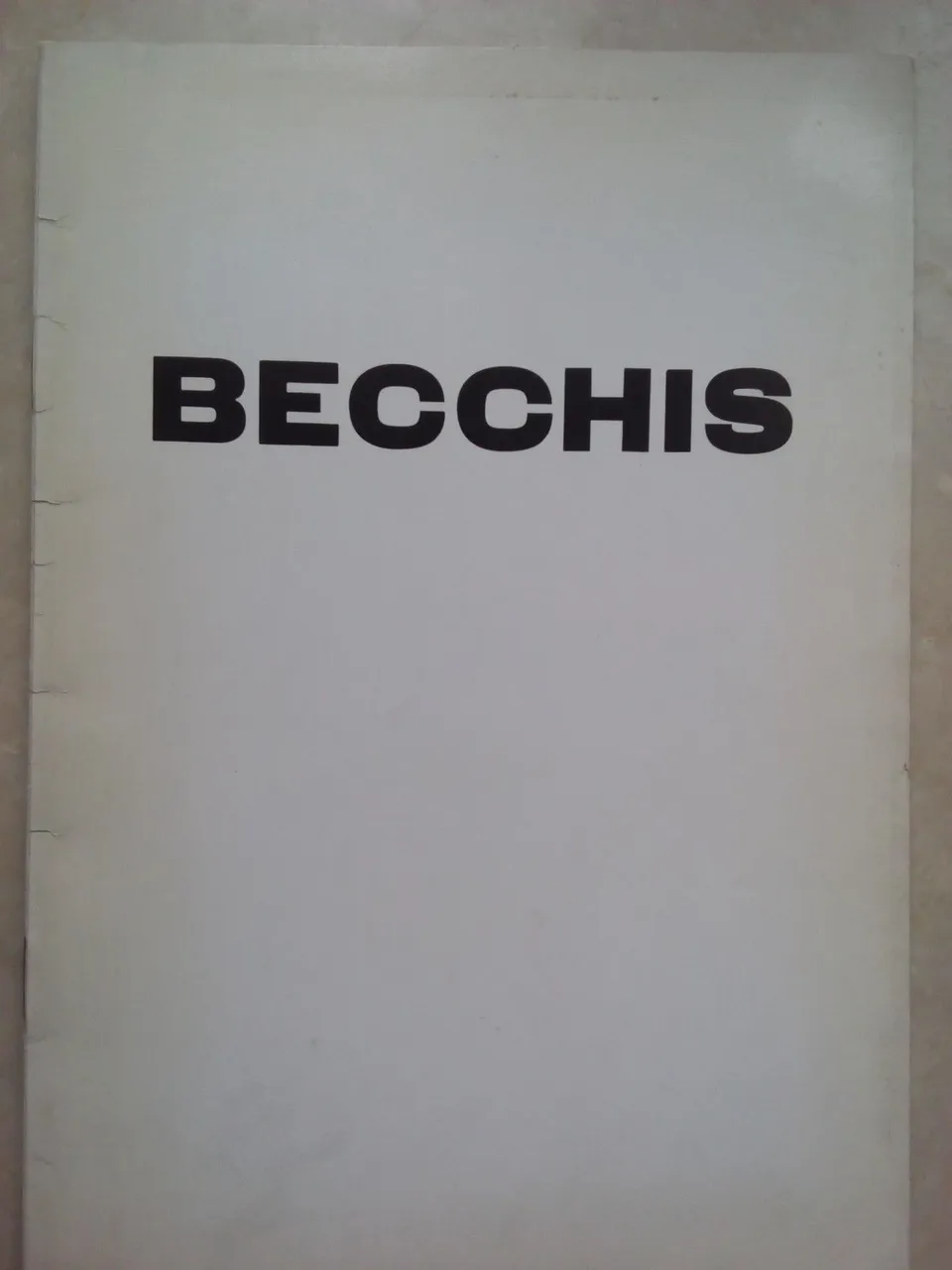 Becchis invito catalogo La Bussola Torino1964 | Immagine principale