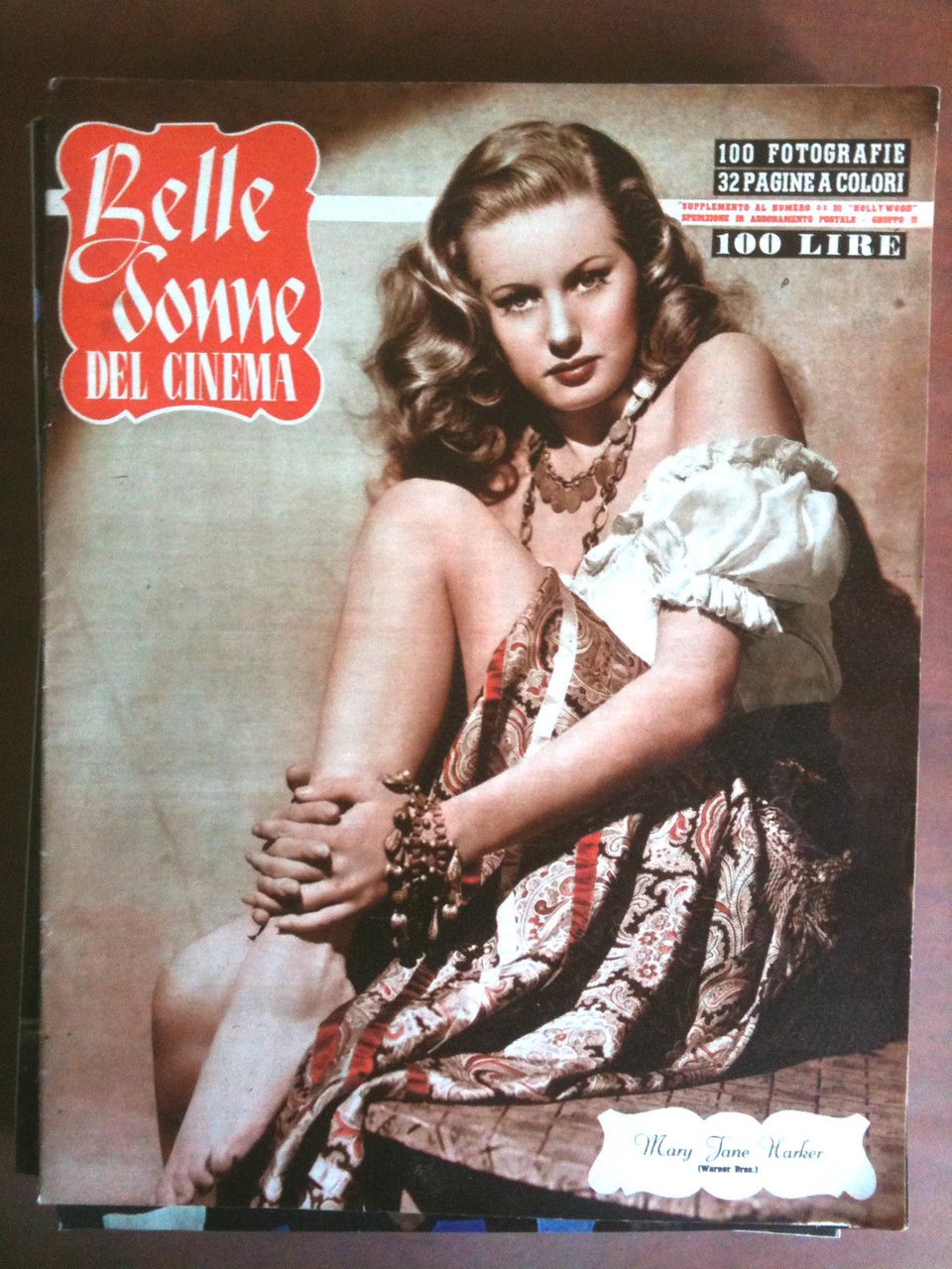 Belle donne del Cinema supplemento al n^ 51 di "Hollywood" …