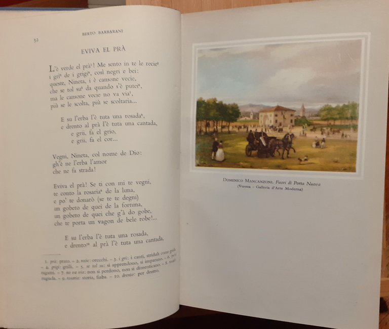 Berto Barbarani Tutte le poesie Mondadori 1953