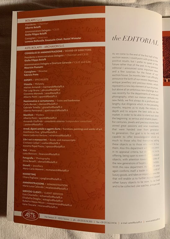 best bid 4 2015 the magazines of BOLAFFI auctions | Immagine Gallery 3