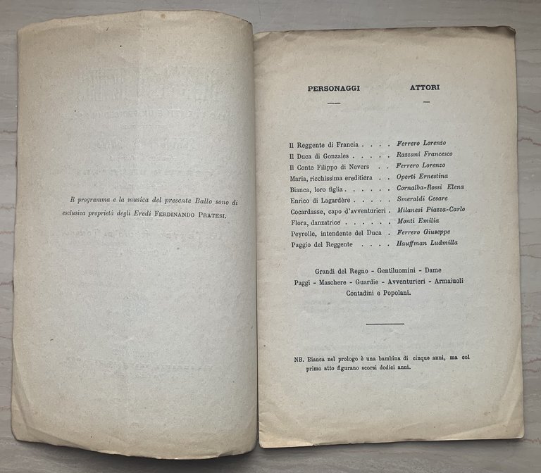 Bianca di Nevers. Ballo in 5 atti e un prologo …