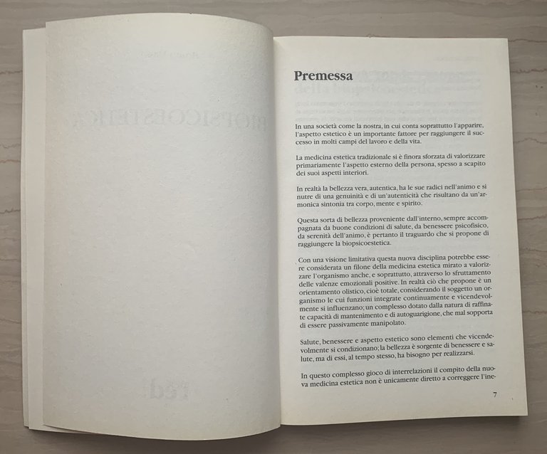 Biopsicoestetica. Una nuova disciplina medica per il benessere integrale e …