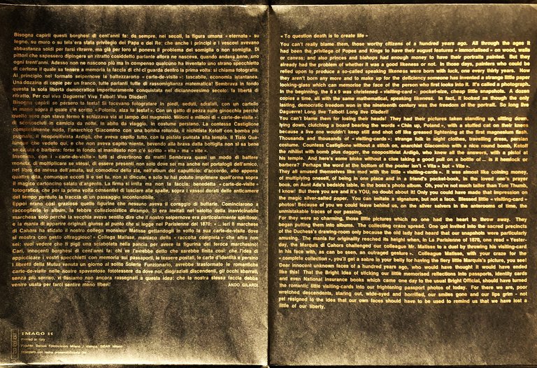 "Bisogna interrogare la morte per creare la vita" poster estratto …