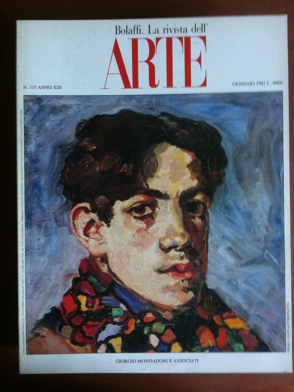 Bolaffi la rivista dell'ARTE n^ 115 Anno XIII Gennaio 1982