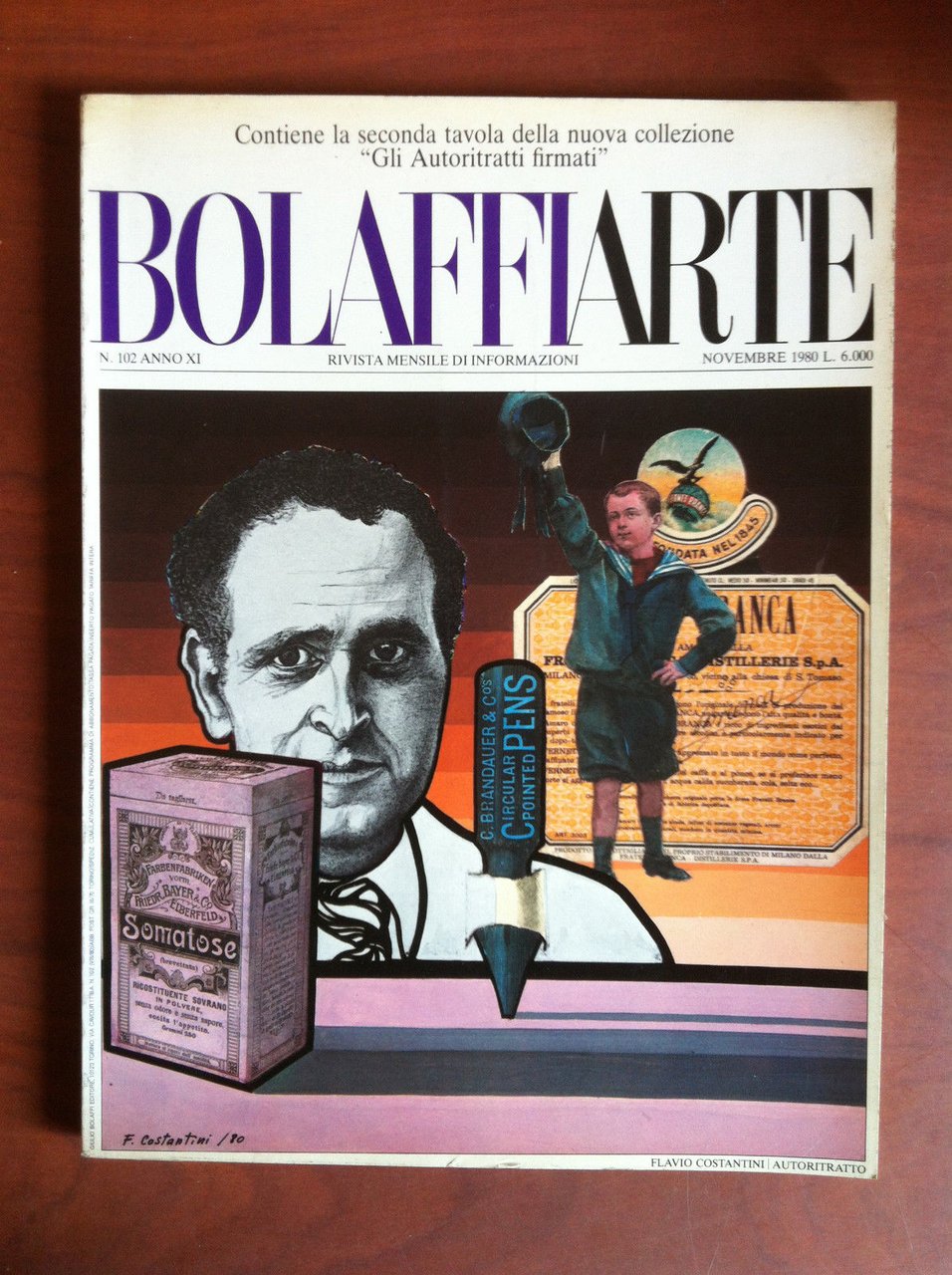 BolaffiArte n^ 102 Anno XI Novembre 1980 Cover: Flavio Costantini … | Immagine principale