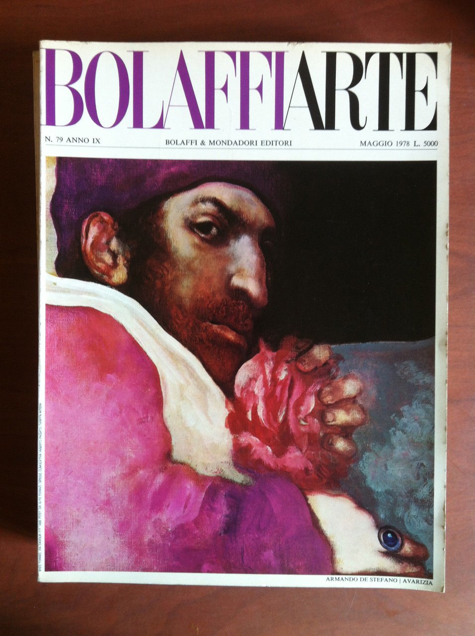 BolaffiArte n^ 79 Anno IX Maggio 1978 Cover: Armando De …