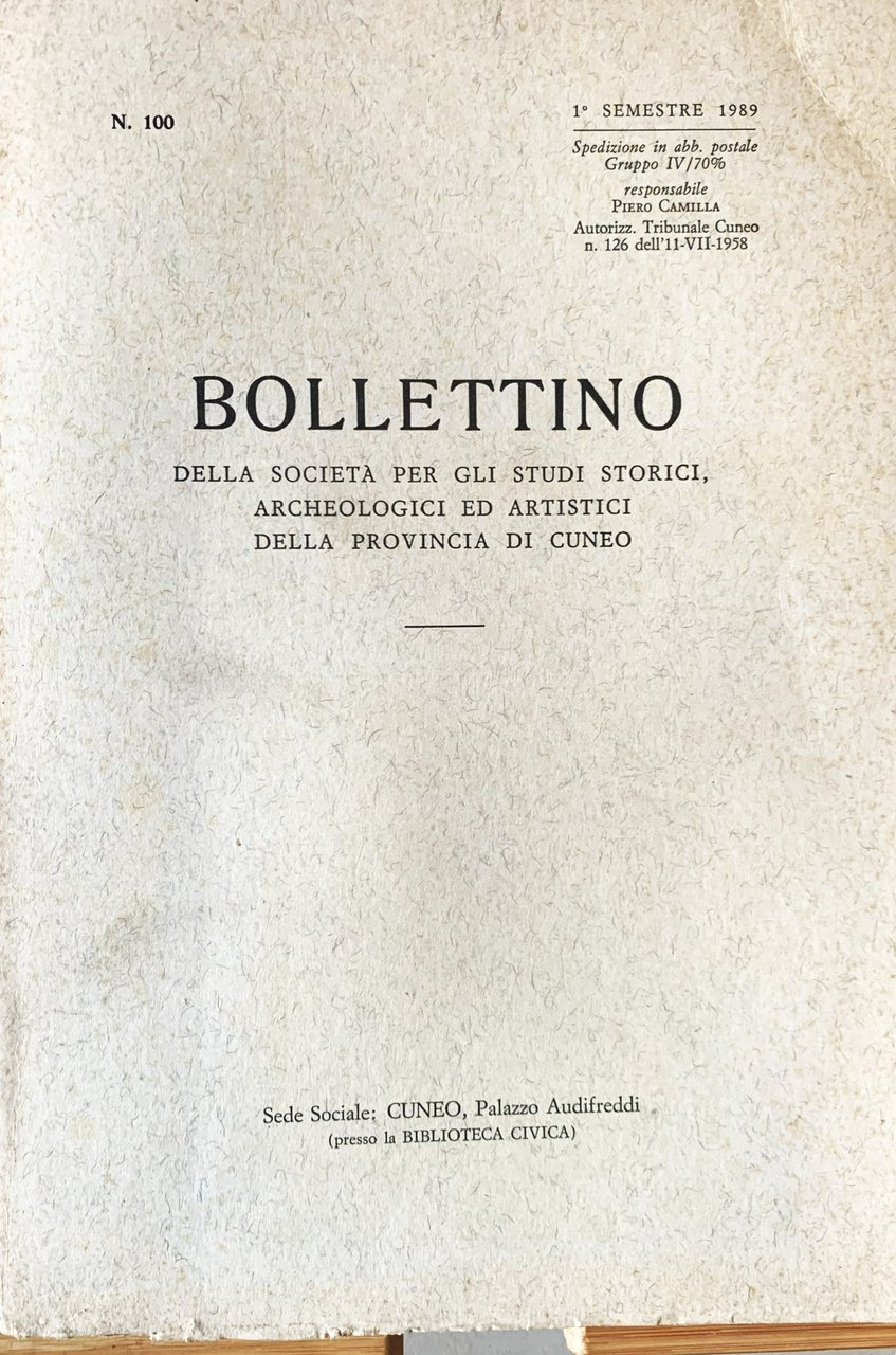 Bollettino della Società per gli Studi Storici, Archeologici ed Artistici …