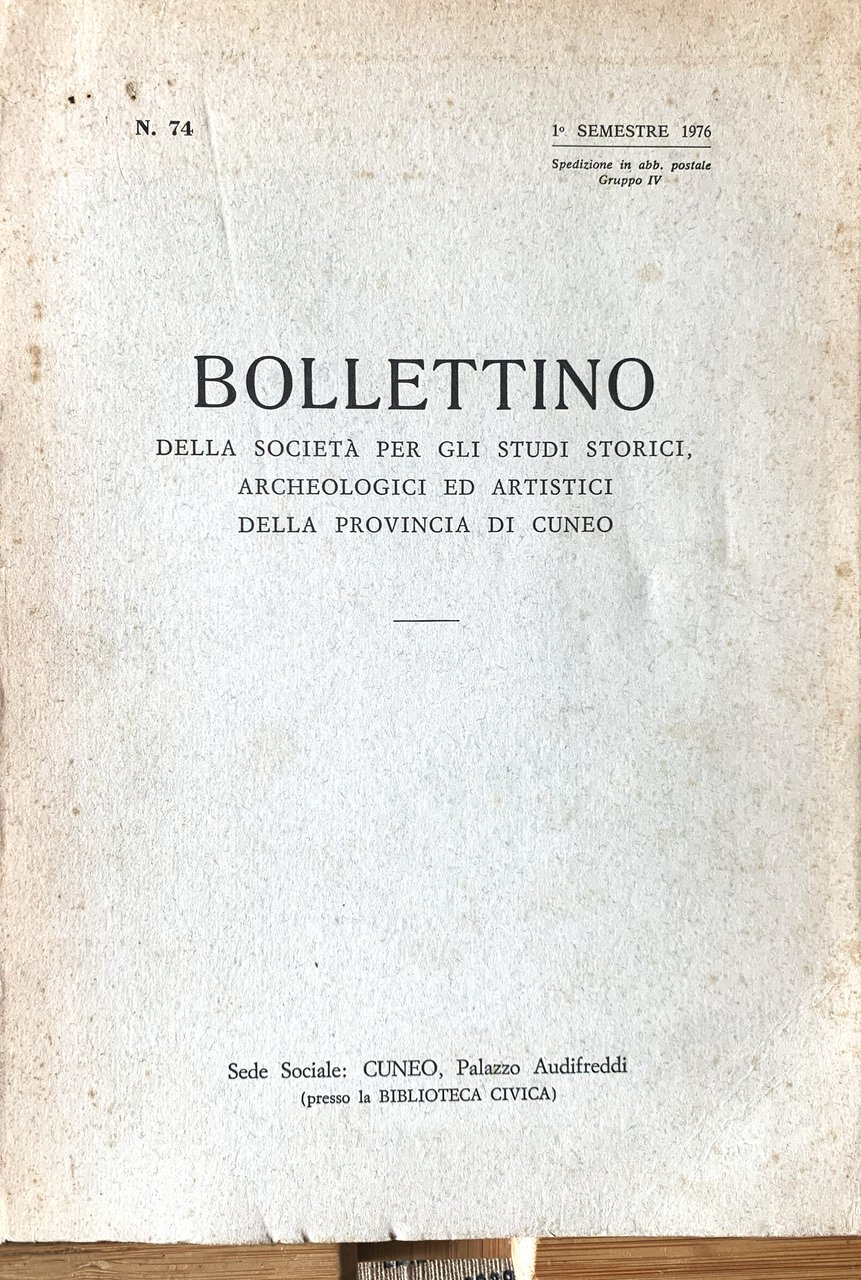 Bollettino della Società per gli Studi Storici, Archeologici ed Artistici …
