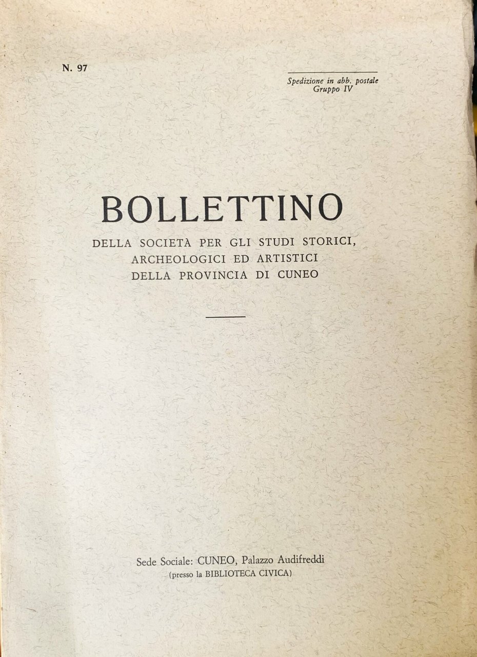 Bollettino della Società per gli Studi Storici, Archeologici ed Artistici …