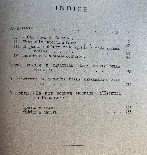 Breviario di Estetica. Quattro lezioni
