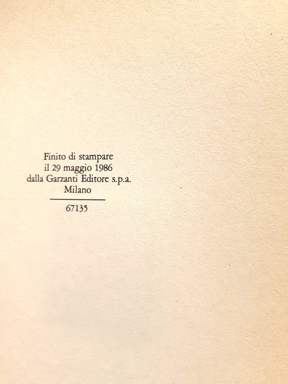 Calvino Sotto il sole giaguaro prima postuma 1986