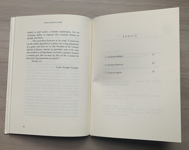 Camillo Cavour. Conferenza di Carlo Azeglio Ciampi