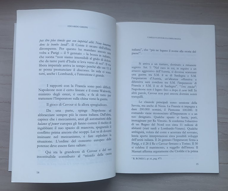Camillo Cavour. L'incontro di Plombières-les-Bains: riflessioni sul ruolo della diplomazia …