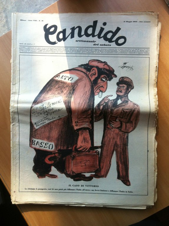 Candido Anno VIII n^ 19 Sabato 11 Maggio 1952 - E18753