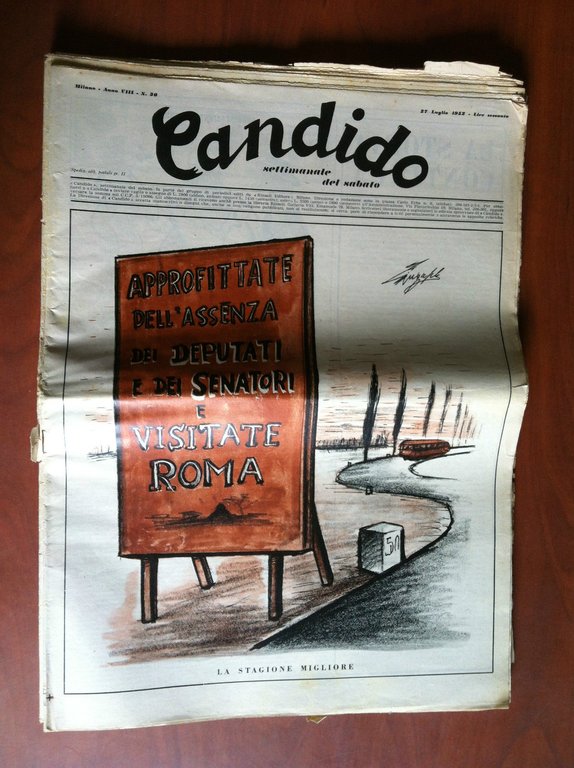 Candido Anno VIII n^ 30 - 27 Luglio 1952 - E19005