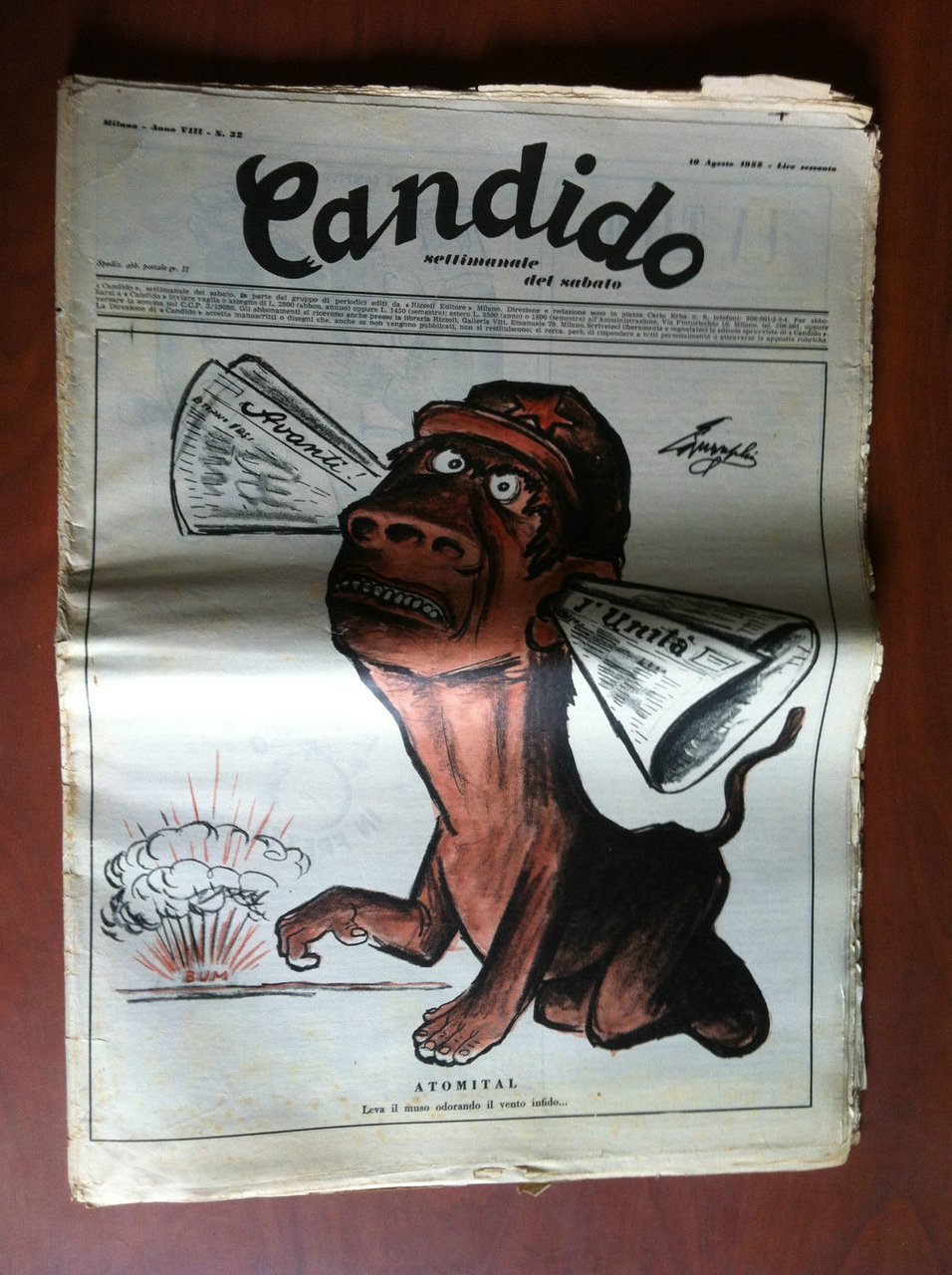 Candido Anno VIII n^ 32 - 10 Agosto 1952 - …