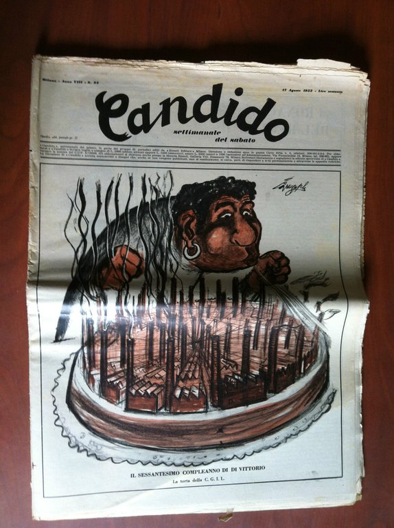 Candido Anno VIII n^ 33 - 17 Agosto 1952 - E19008