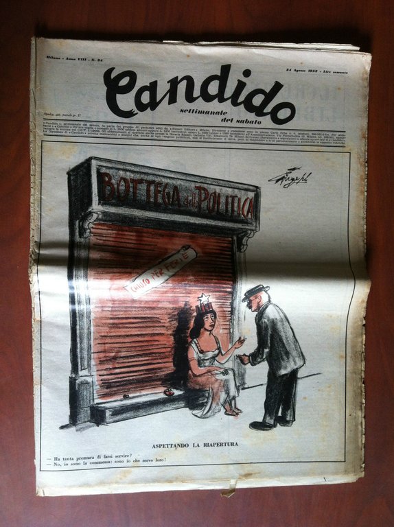 Candido Anno VIII n^ 34 - 24 Agosto 1952 - E19009