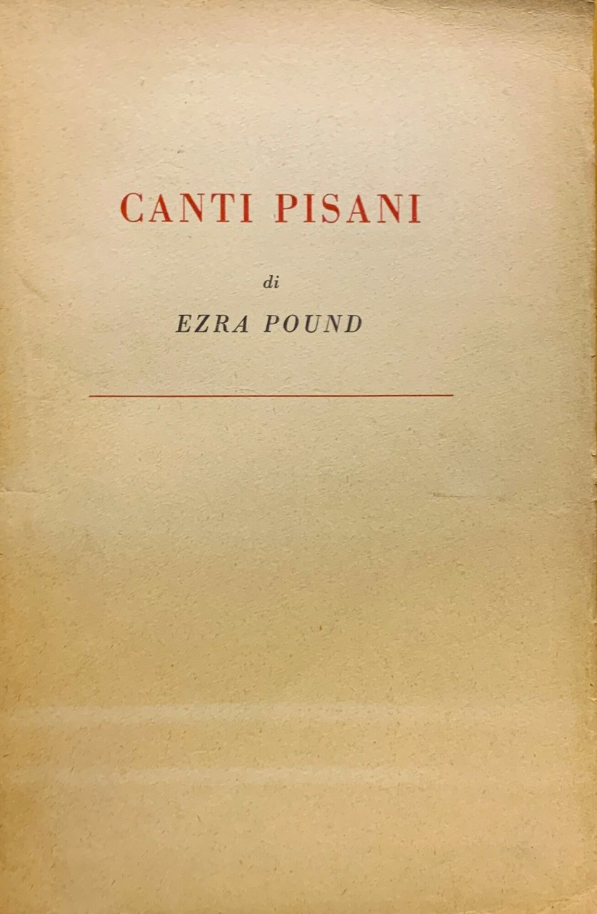 Canti pisani | Immagine principale