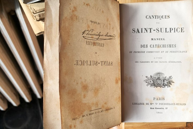 Cantiques de Saint-Sulpice. Manuel des Catéchismes de Première Communion et …