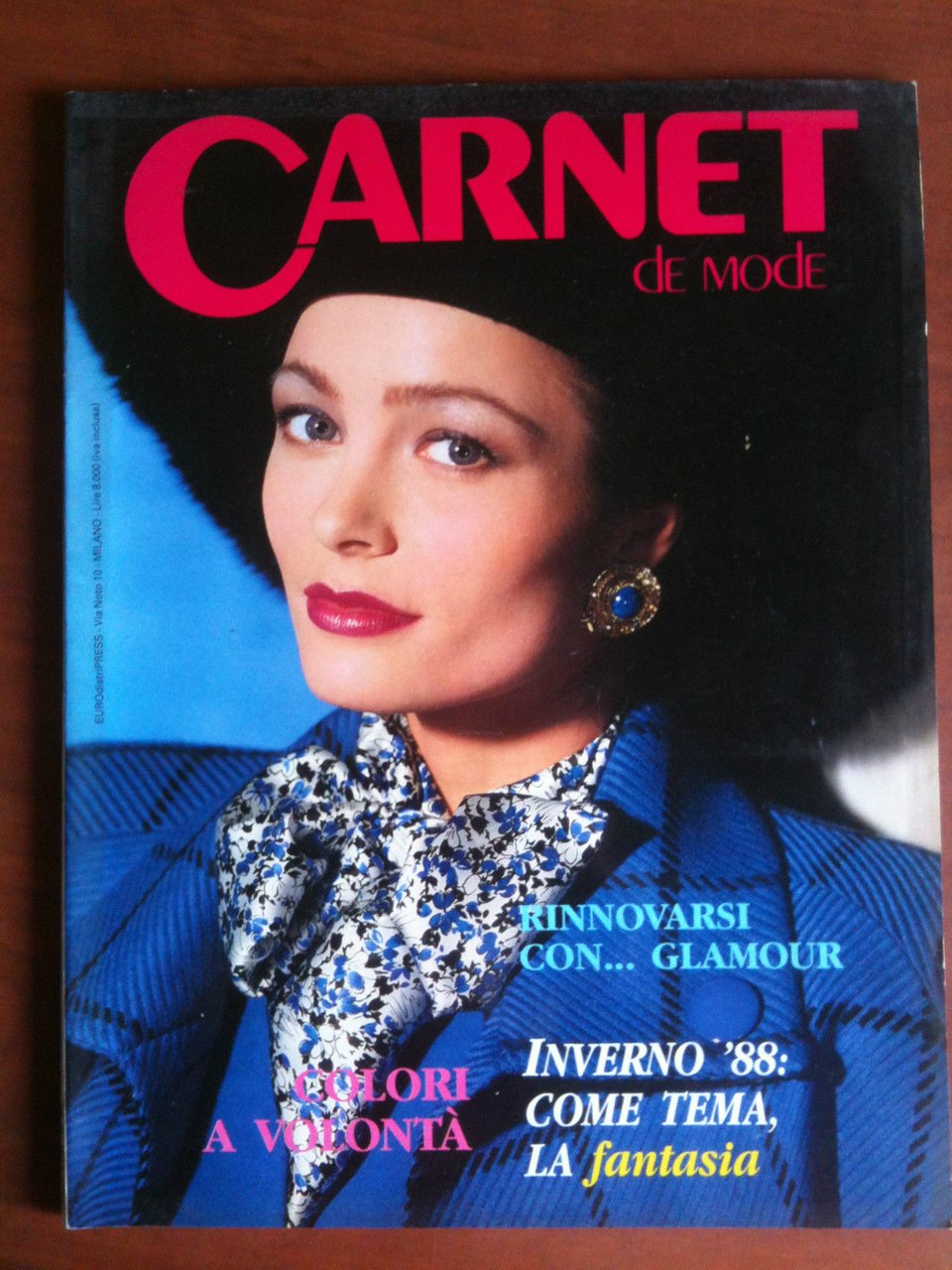Carnet de Mode n^ 36 Anno XVIII Autunno/Inverno 1988/89 | Immagine principale