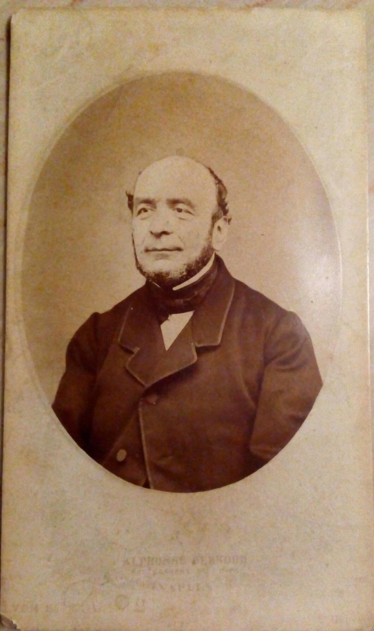 Carte da visite- ritratto fotografo Alphonse Bernoud 1850 circa