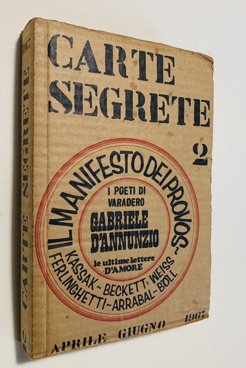 CARTE SEGRETE rivista trimestrale di lettere e arti (anno I … | Immagine principale