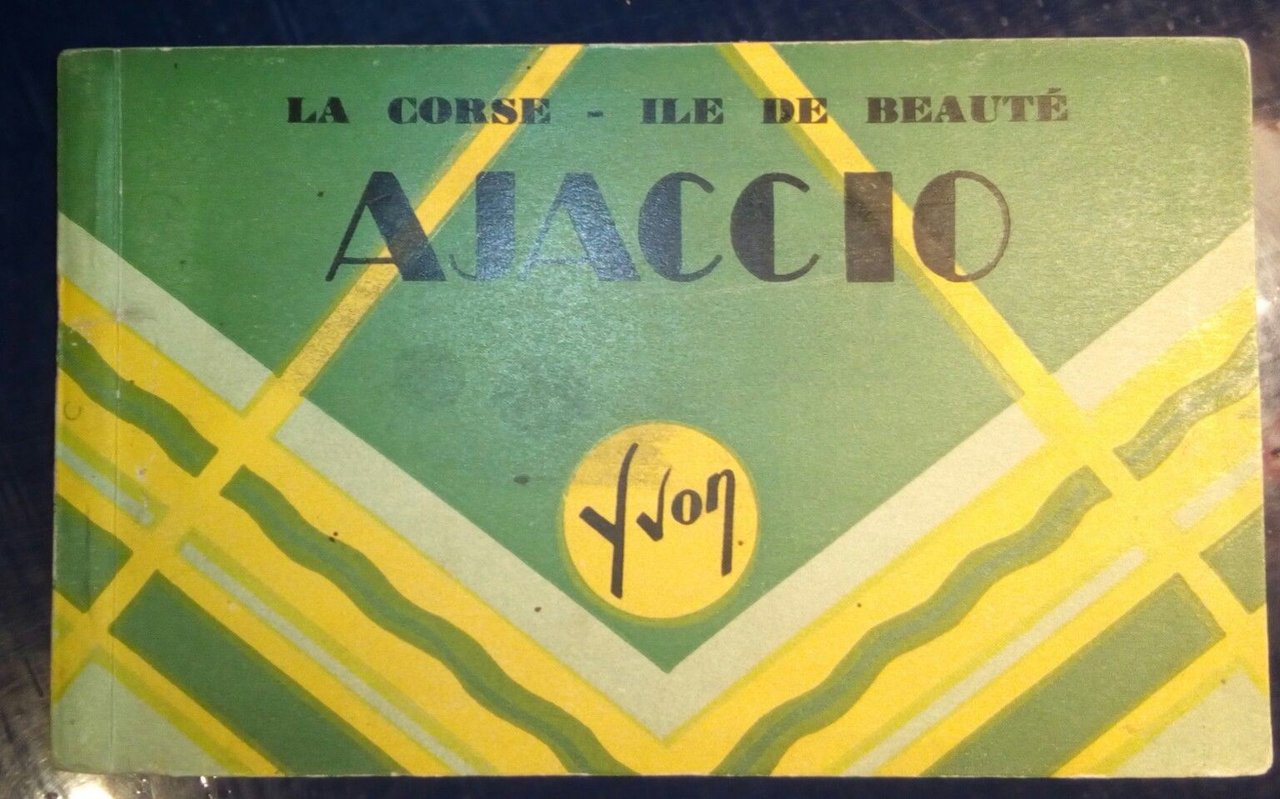 Cartolina album 20 cartoline Corsica Ajaccio anni '30/'40
