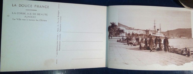 Cartolina album 20 cartoline Corsica Ajaccio anni '30/'40