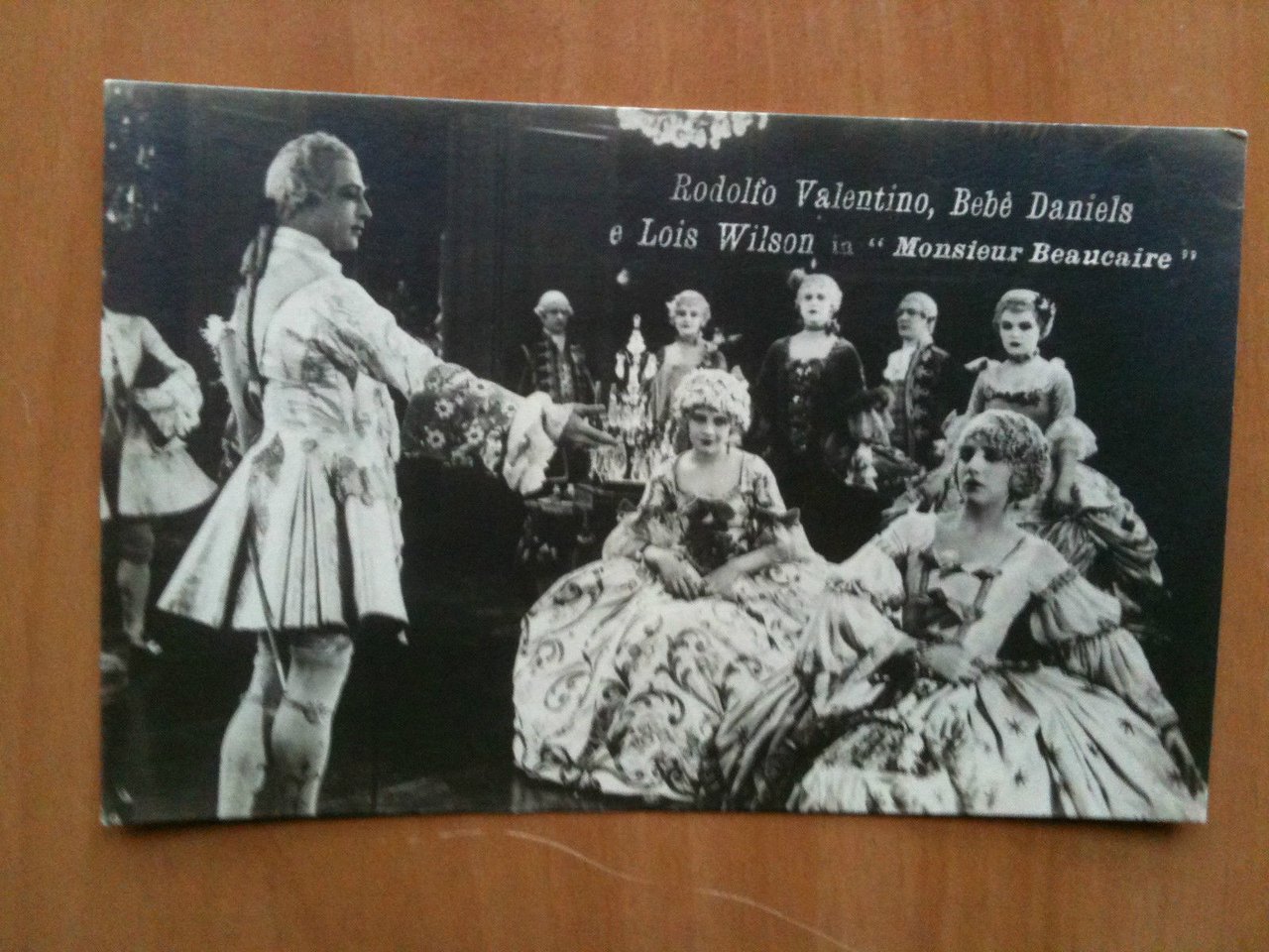 Cartolina anni '20 Rodolfo Valentino "Monsieur Beaucaire" - non viaggiata