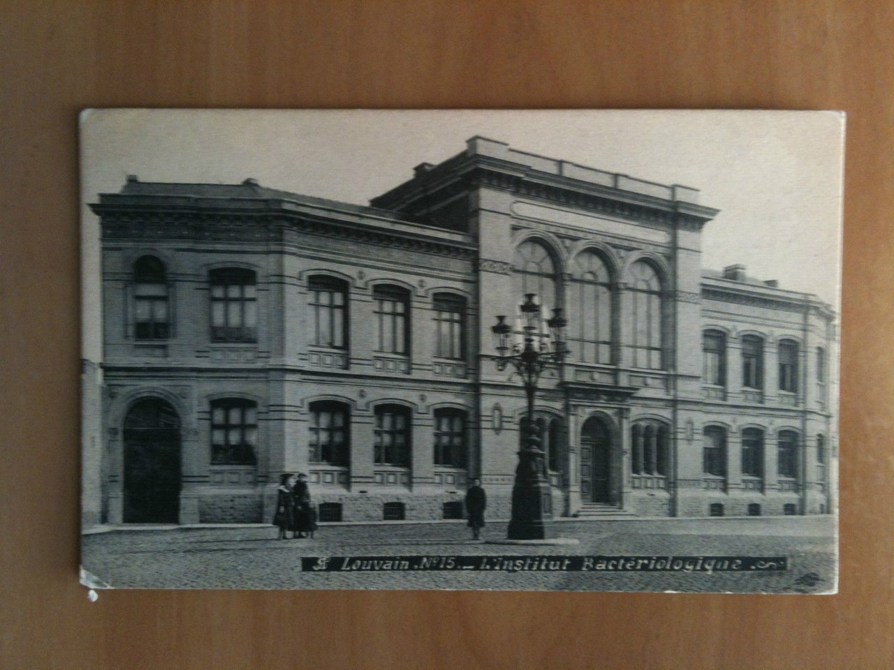 Cartolina/Carte inizi '900 Louvain Institut Bactériologique -non viaggiata