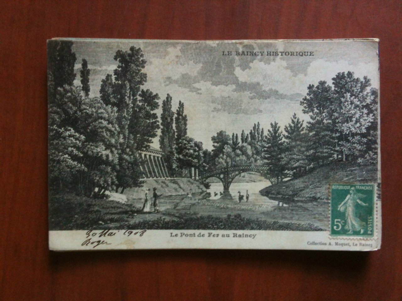 Cartolina Carte Postal debut '900 France Raincy Historique - viaggiata