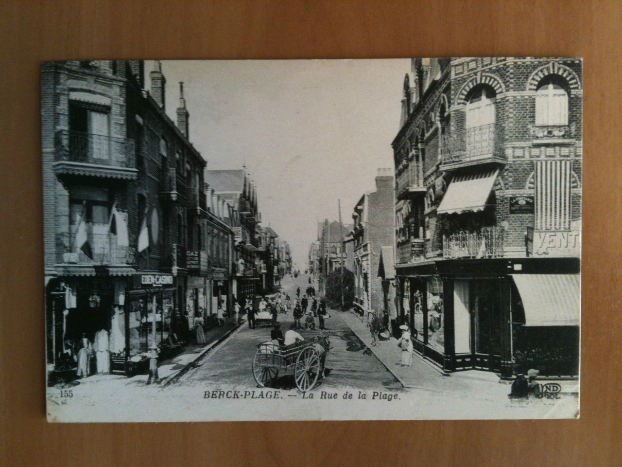 Cartolina/Carte postal inizi '900 Berck-Plage Rue de la Plage - …