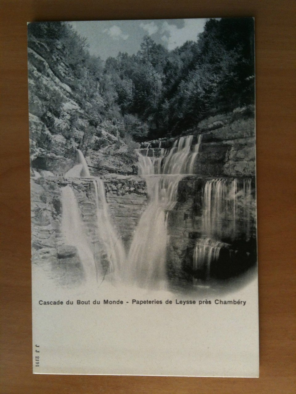 Cartolina/Carte postal inizi '900 Cascade Bout du Monde Leysse - …