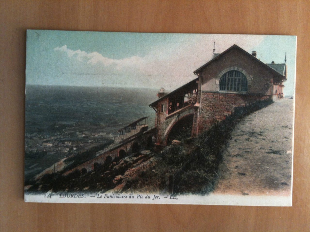 Cartolina/Carte postal inizi '900 Lourdes Funiculaire Pic Jer - non …