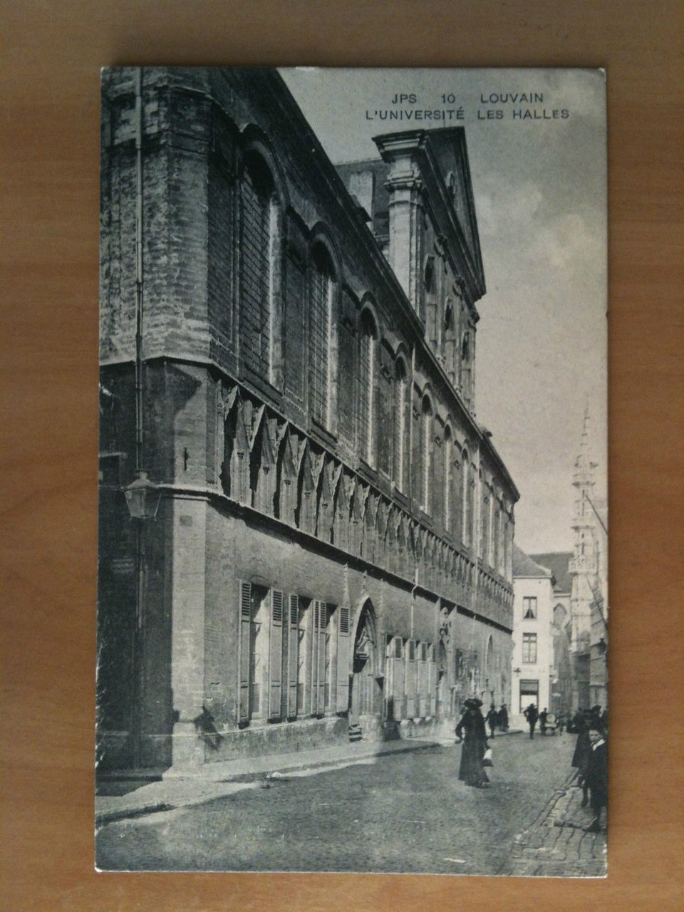 Cartolina/Carte postal inizi '900 Louvain L'Université les Halles -non viaggiata