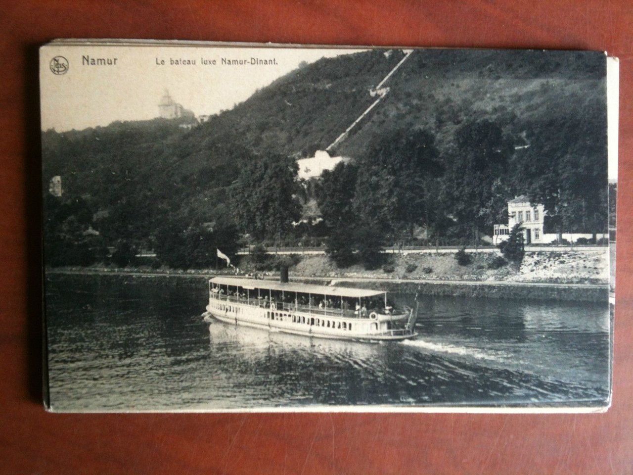 Cartolina/Carte postal inizi '900 Namur Bateau luxe Namur-Dinant - non …