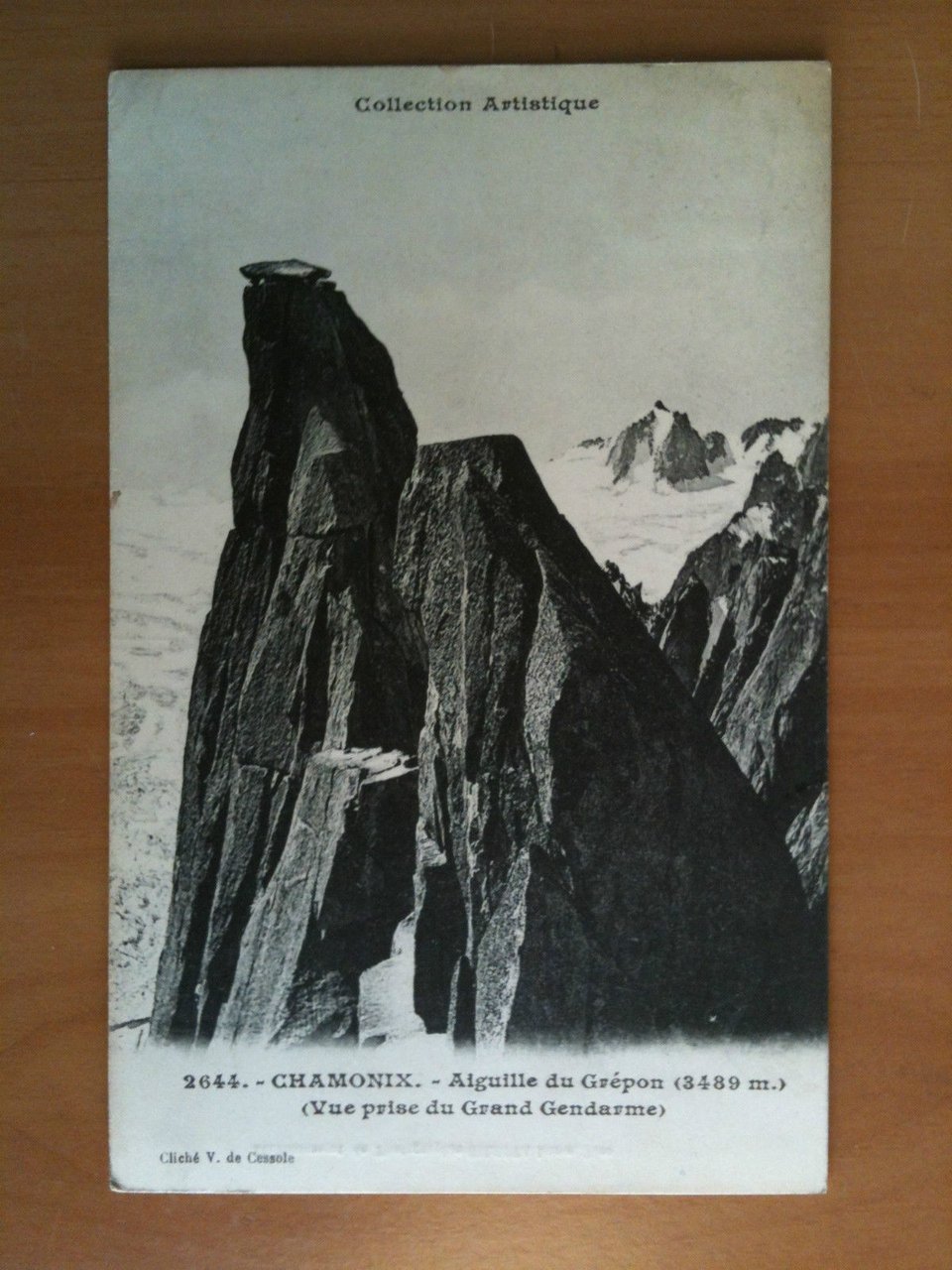 Cartolina/Carte postale inizi '900 Chamonix Aiguille du Grépon - viaggiata | Immagine principale