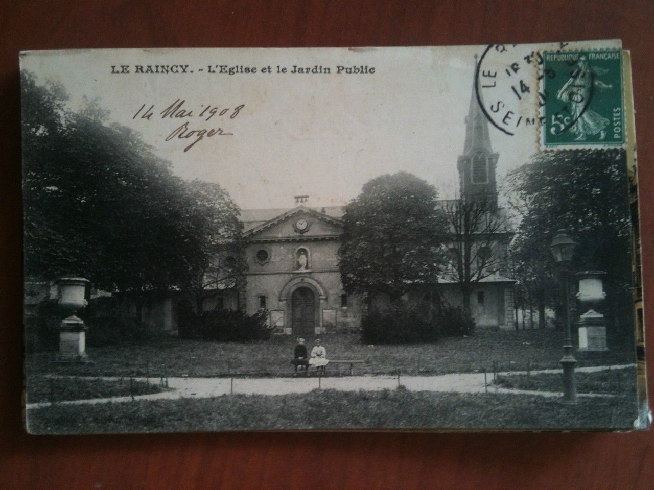Cartolina/Carte postale inizi '900 France Le Raincy -viaggata- E8620