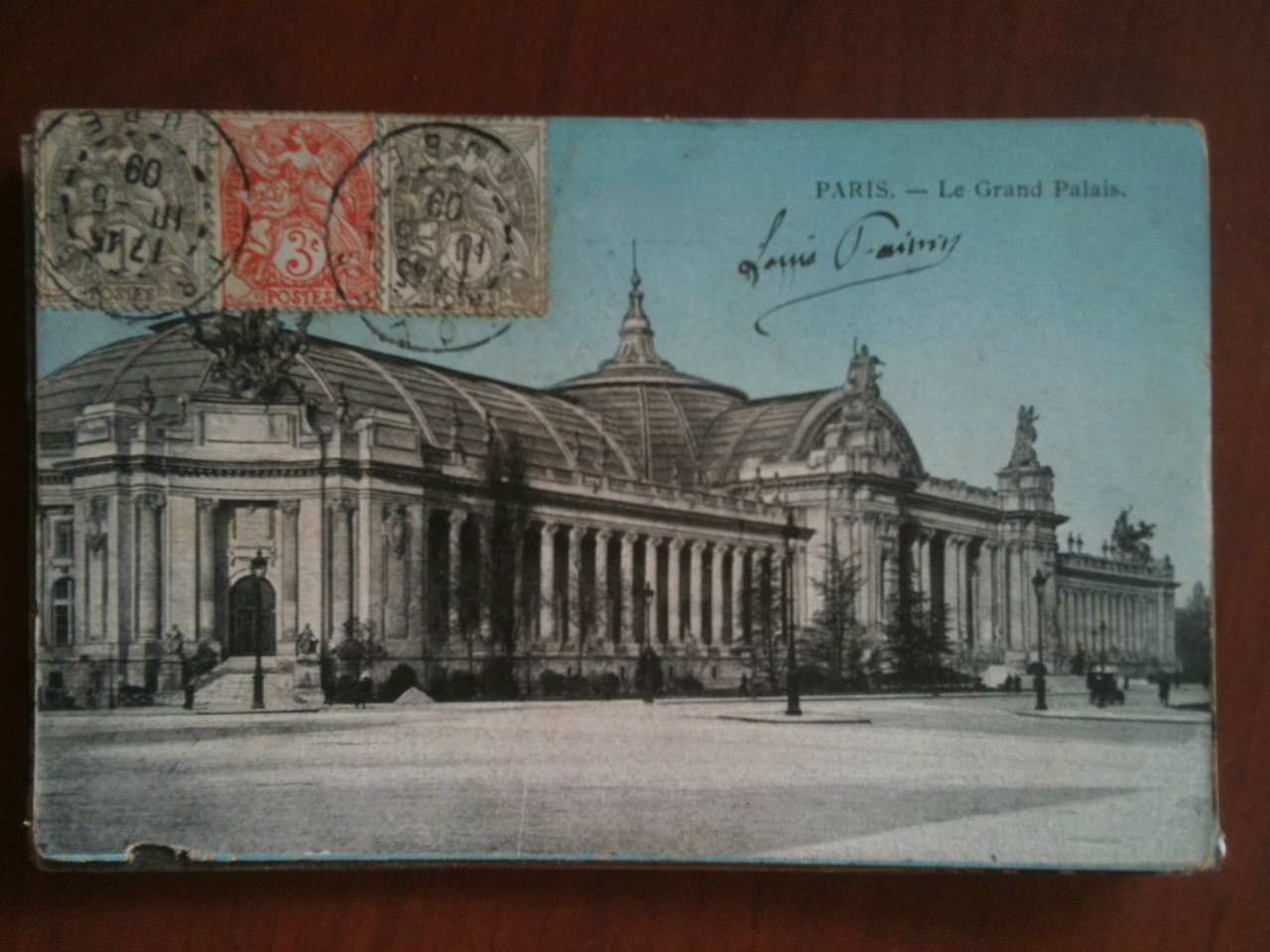 Cartolina/Carte postale inizi '900 France Paris Grand Palais -viaggata- E8619