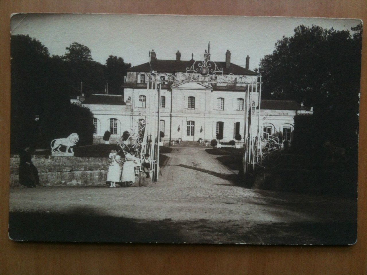 Cartolina/Carte postale inizi '900 Francia Maison blanche - viaggiata/voyagé