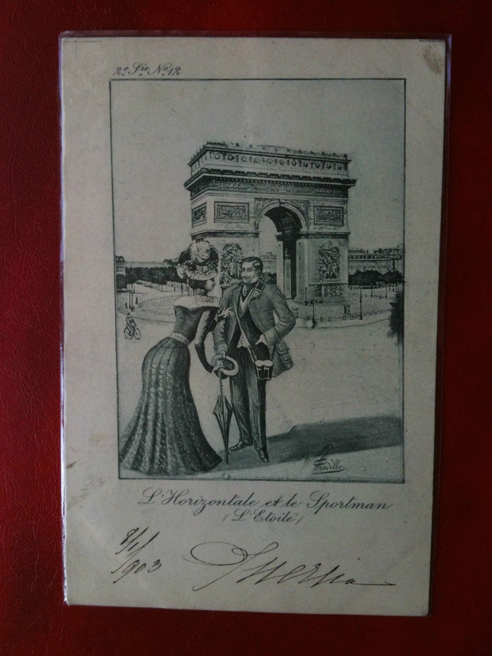 Cartolina/Carte postale inizi '900 Francia Paris - non viaggiata